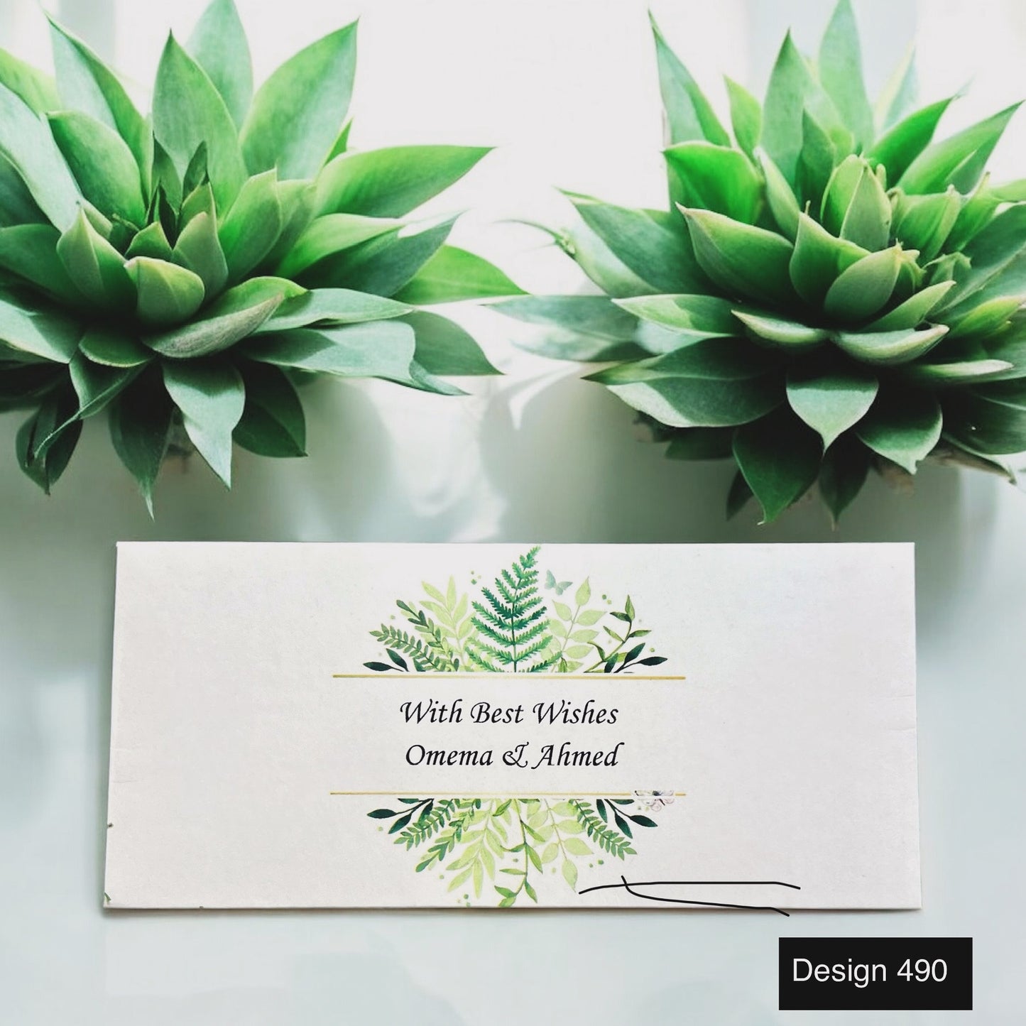 Money Envelope Design 490 – 7x3 Inch