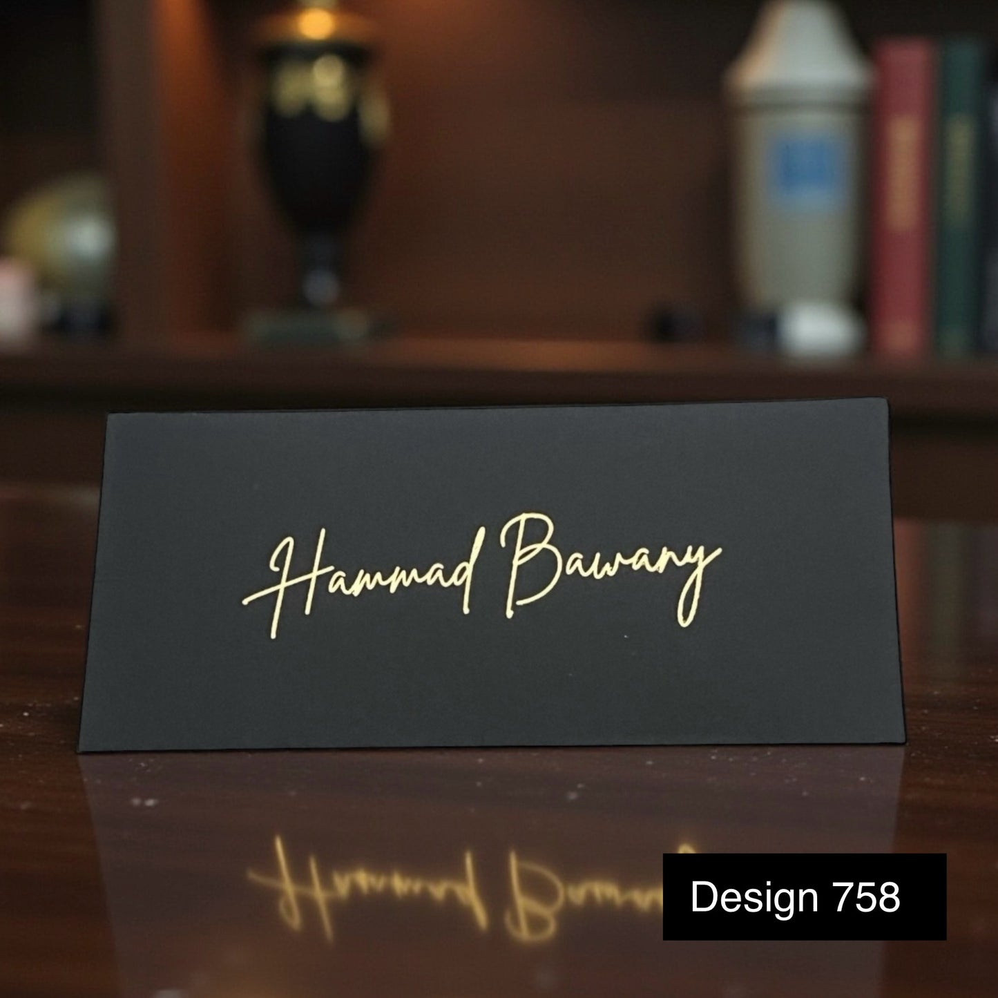 Black foil Envelope design 758