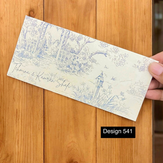 Envelope Design 541 Vintage Print (blurry)