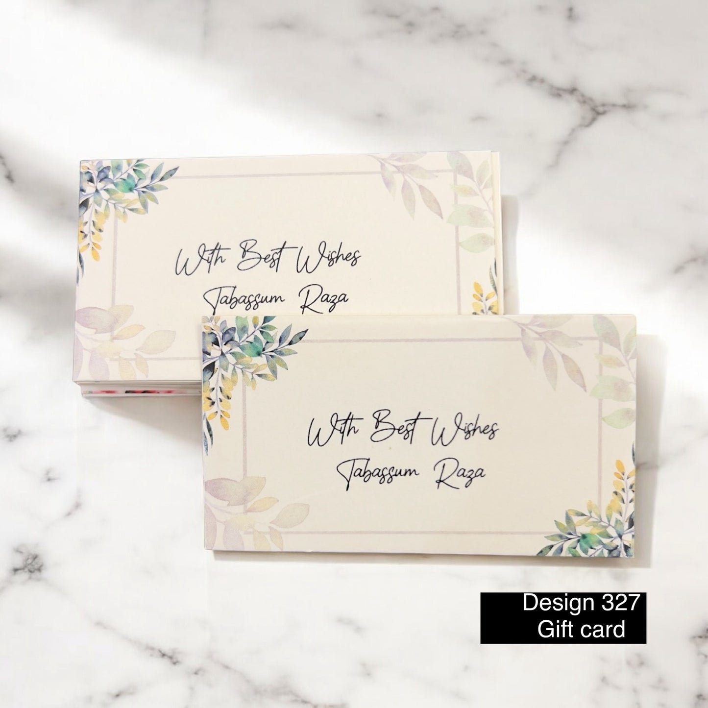 Gift card design 327