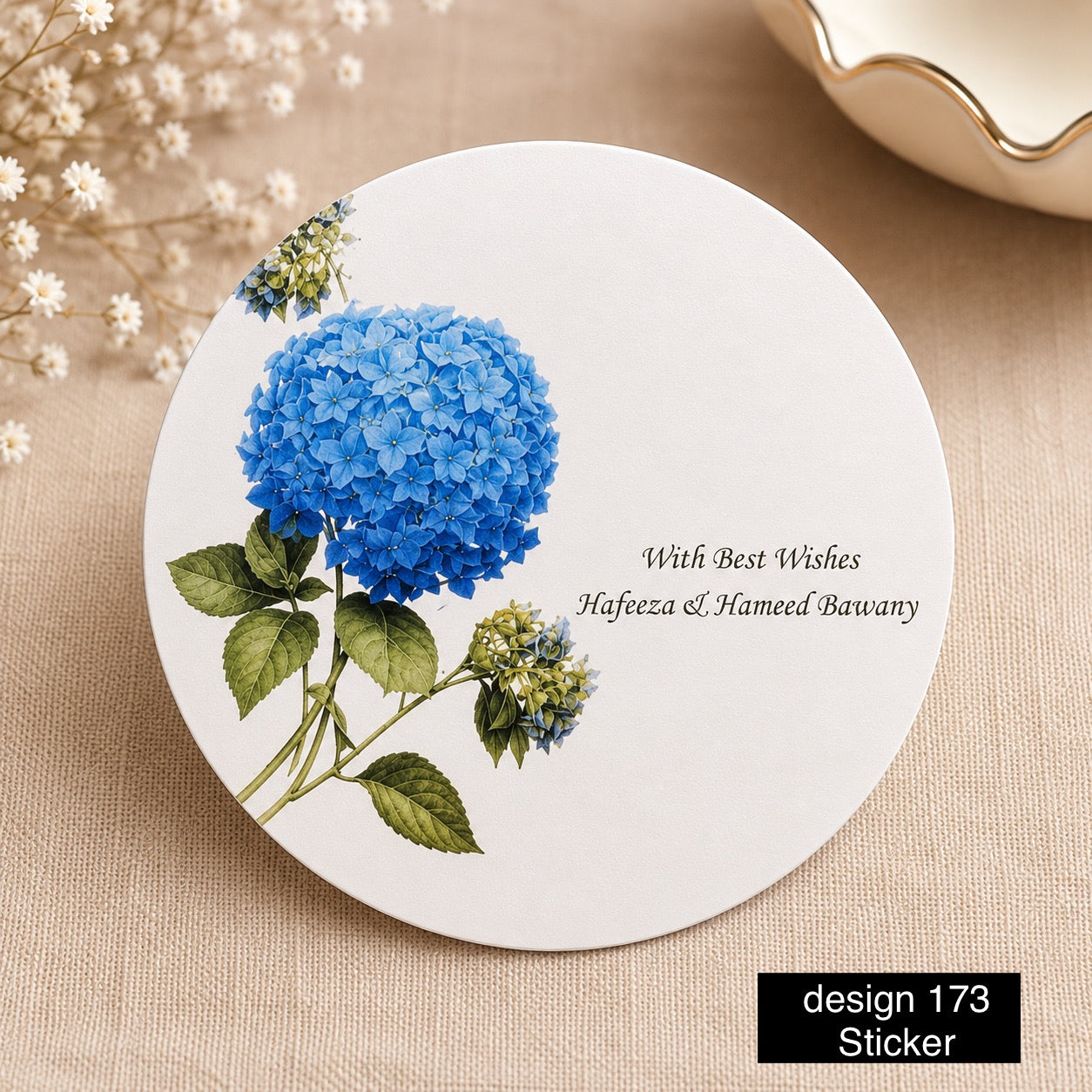 Round Tag Card / sticker Design 173