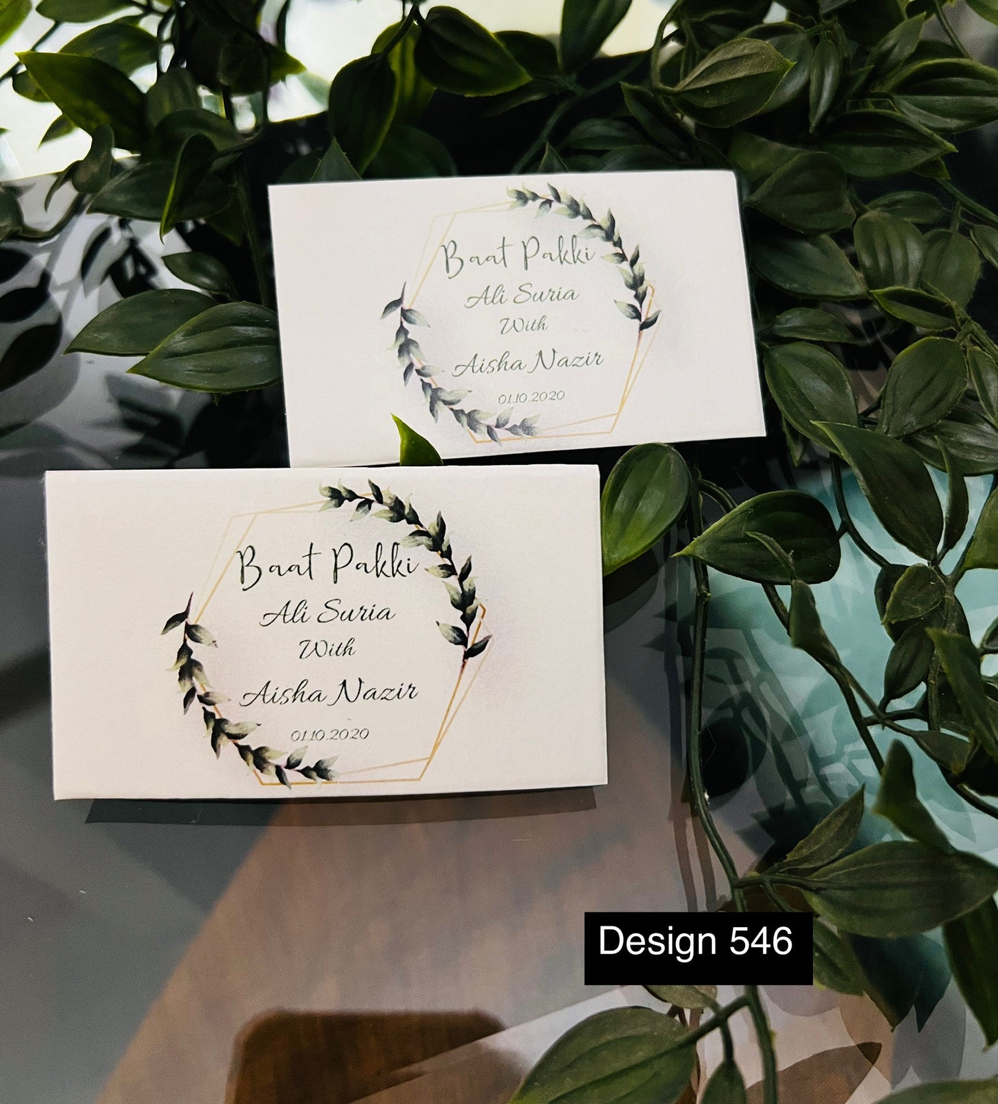 Nikkah tag card design 546