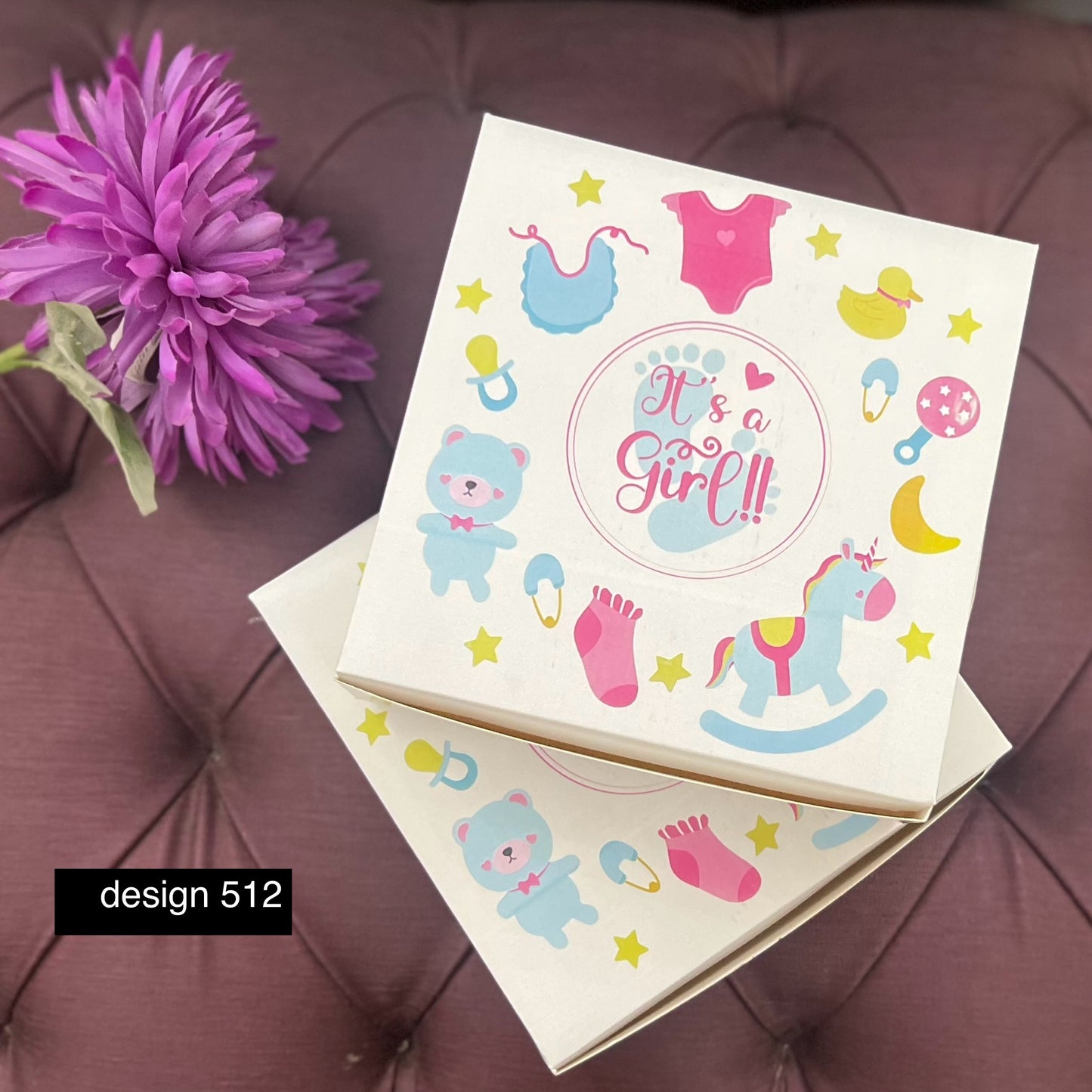 Birth Announcement Box-Design 512