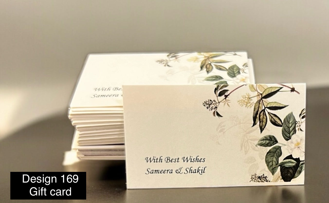 Gift card design 169