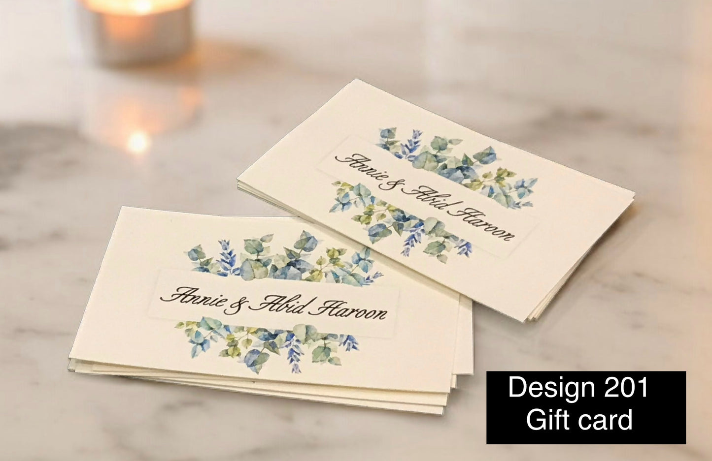 Gift card design 201