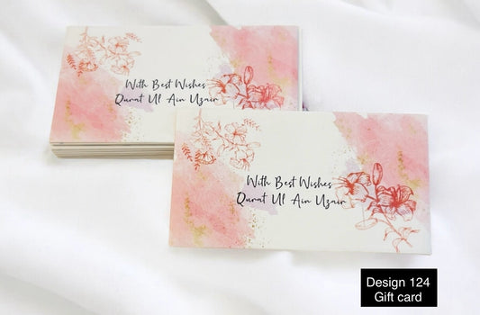 Gift card design 124