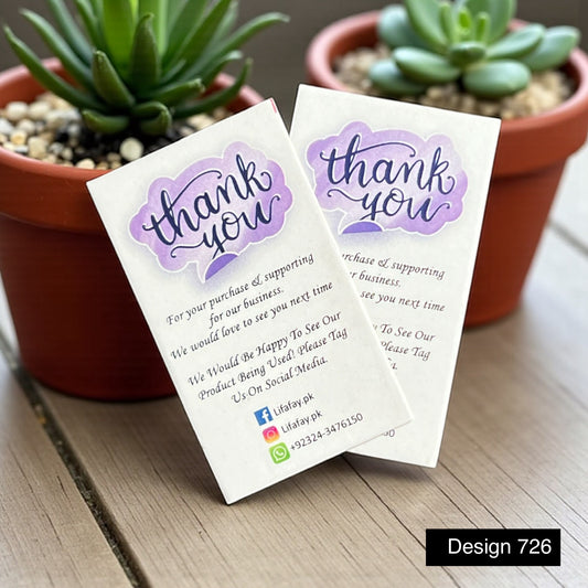 Thank you Card Design 726