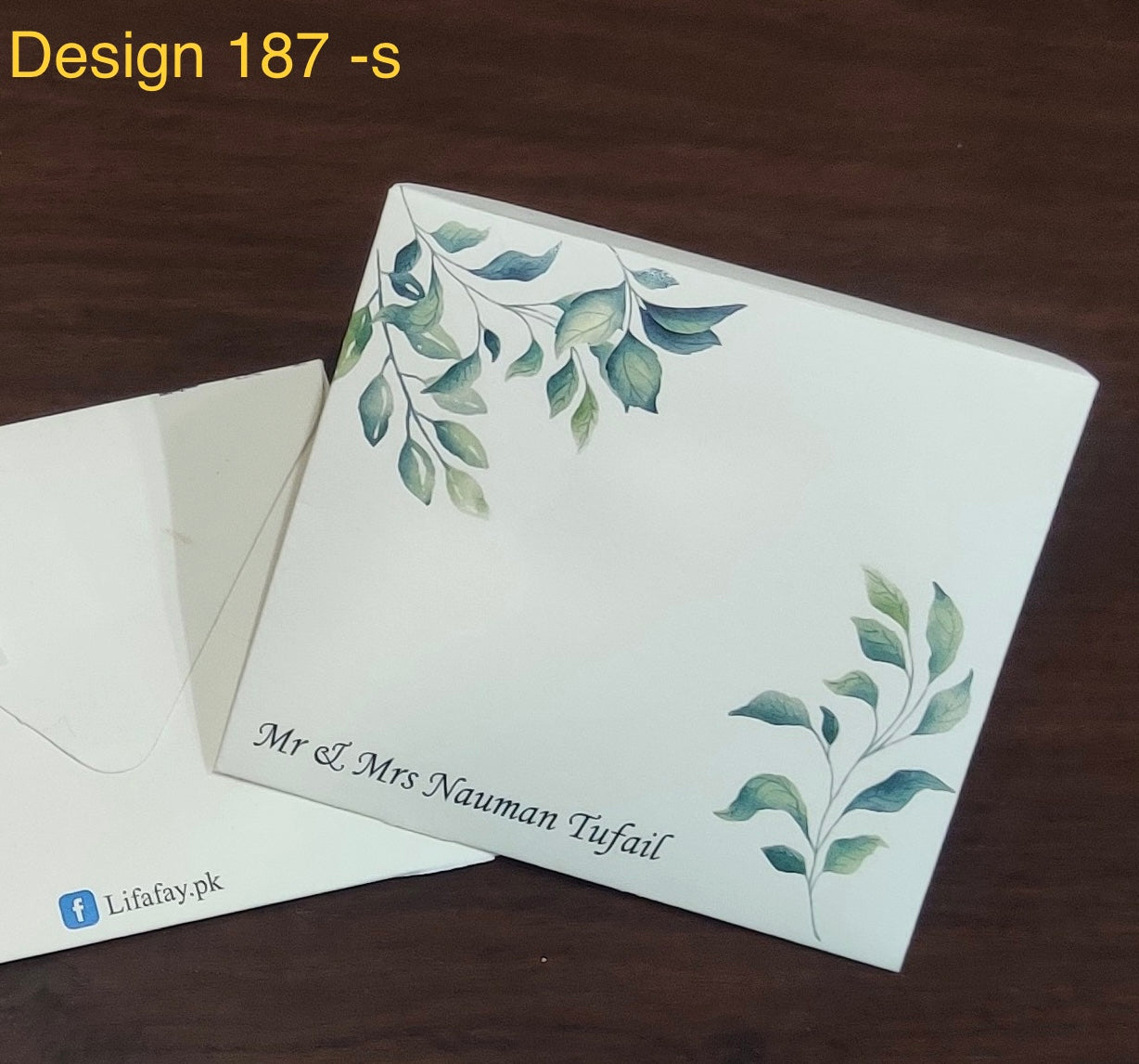 Envelope Design 187-s