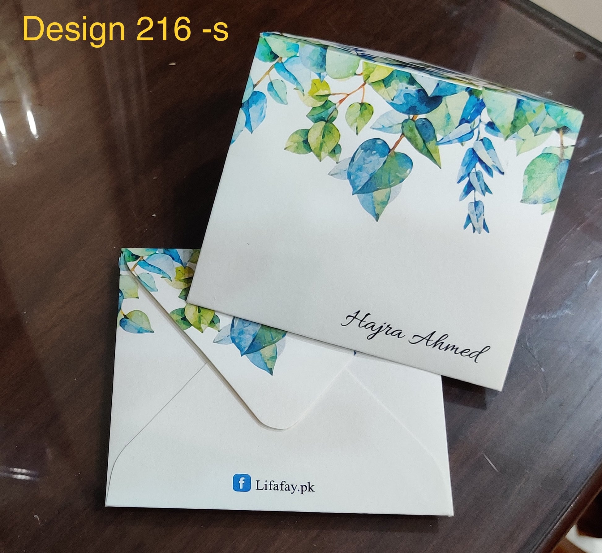 Envelope Design 216-s