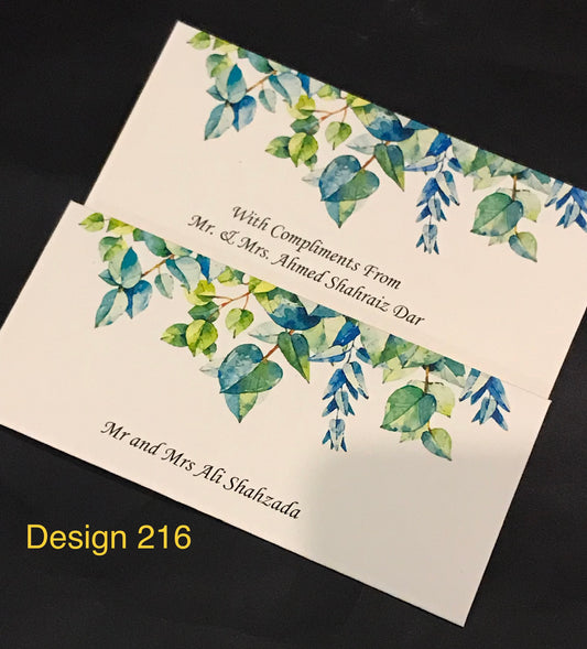 Envelope Design 216
