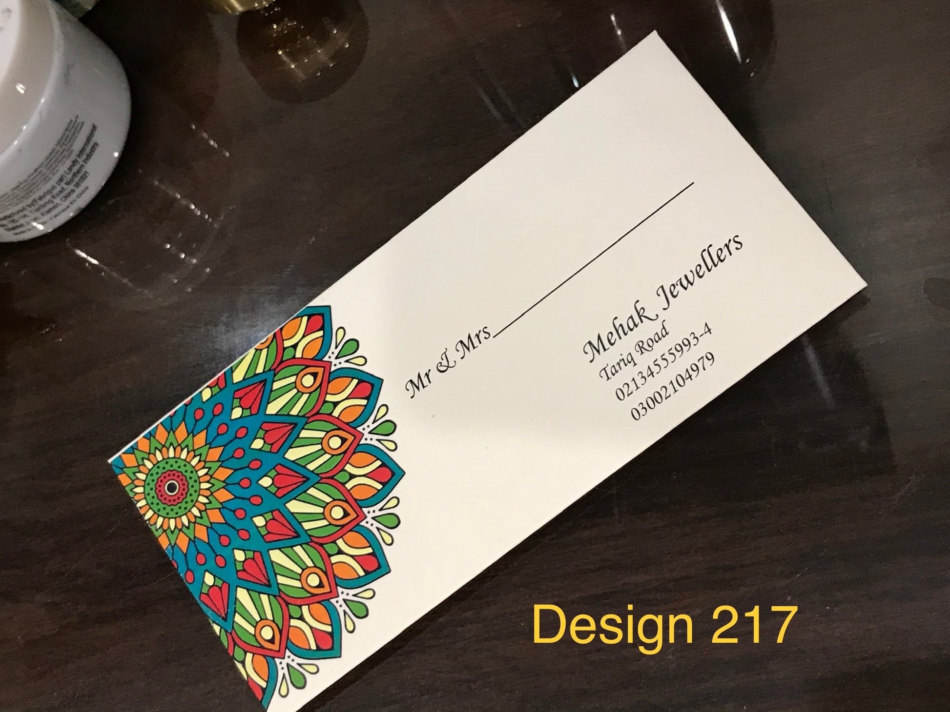 Envelope Design 217