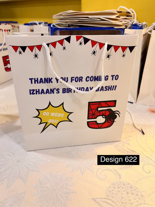 Birthday theme  Gift bag design 622