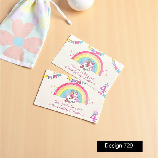 Birthday Thank you Card Design 729