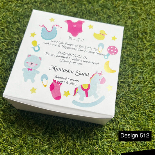 Birth Announcement Box-Design 512