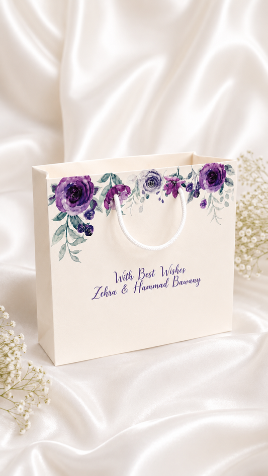 Floral Gift Bag Design 846