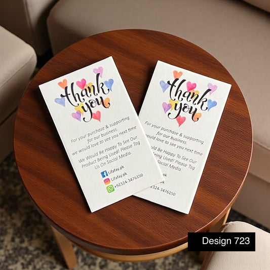 Thank you Card Design 723