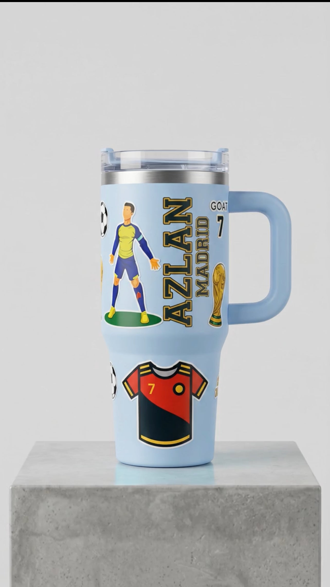 Football theme Ink Transfer Sticker 3D design 841