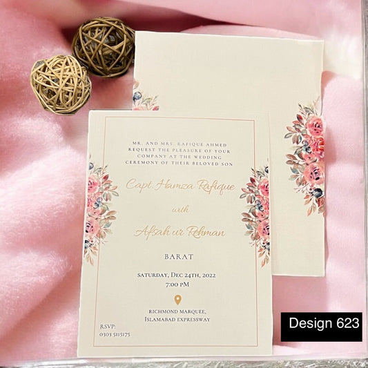 Wedding  Card Design 623