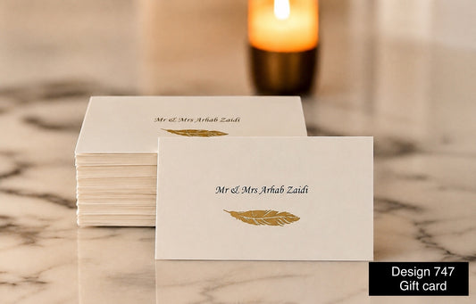 Gift Card Design 747