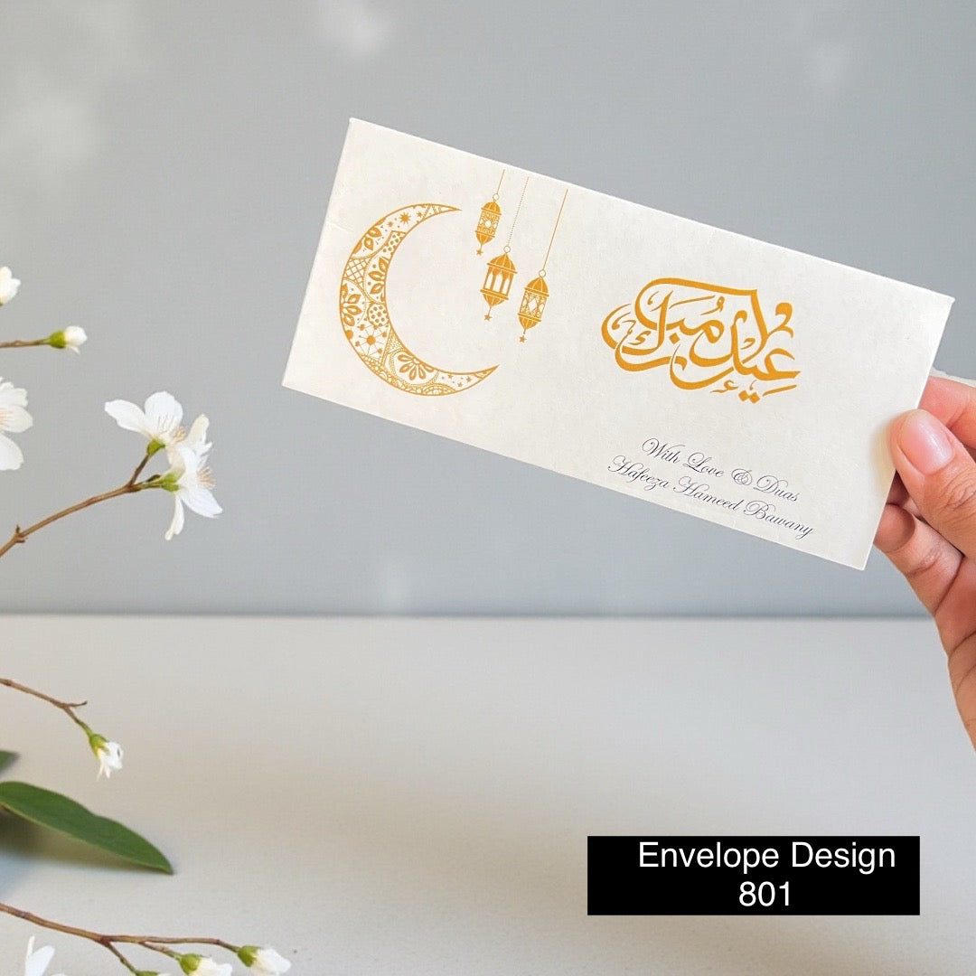Eid Envelope Design 801