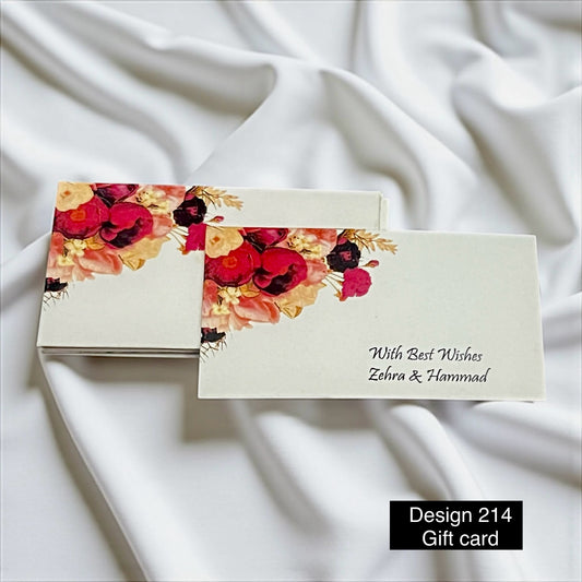 Gift Card 214