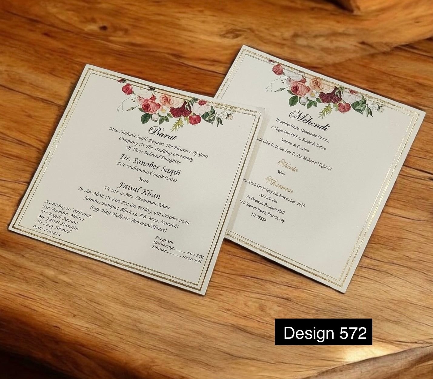 Wedding Card Design 572