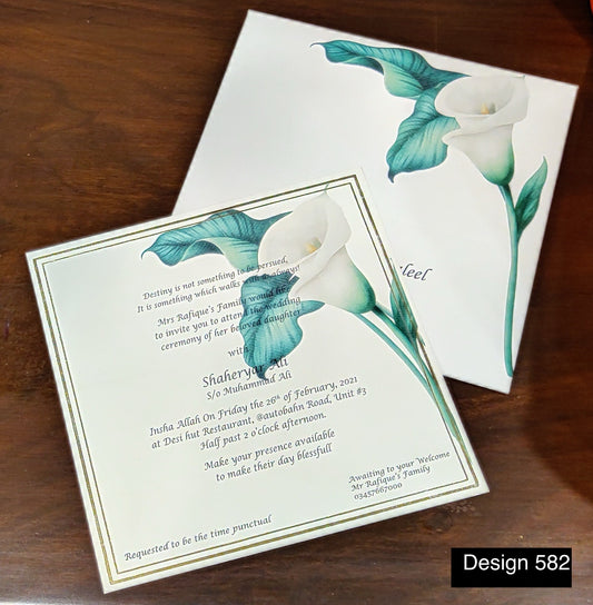 Wedding Card Design 582