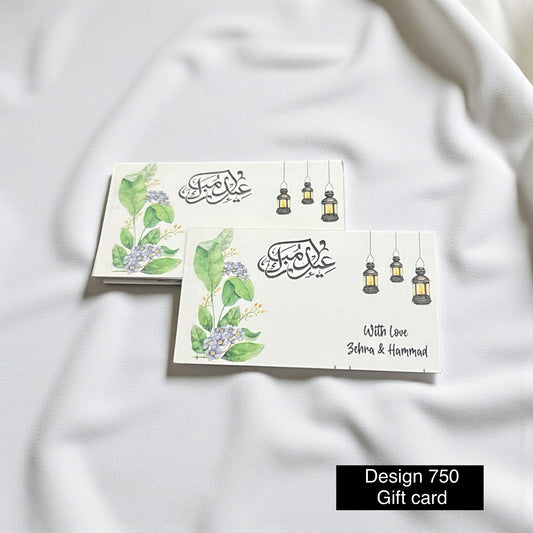 Eid Gift Card 750