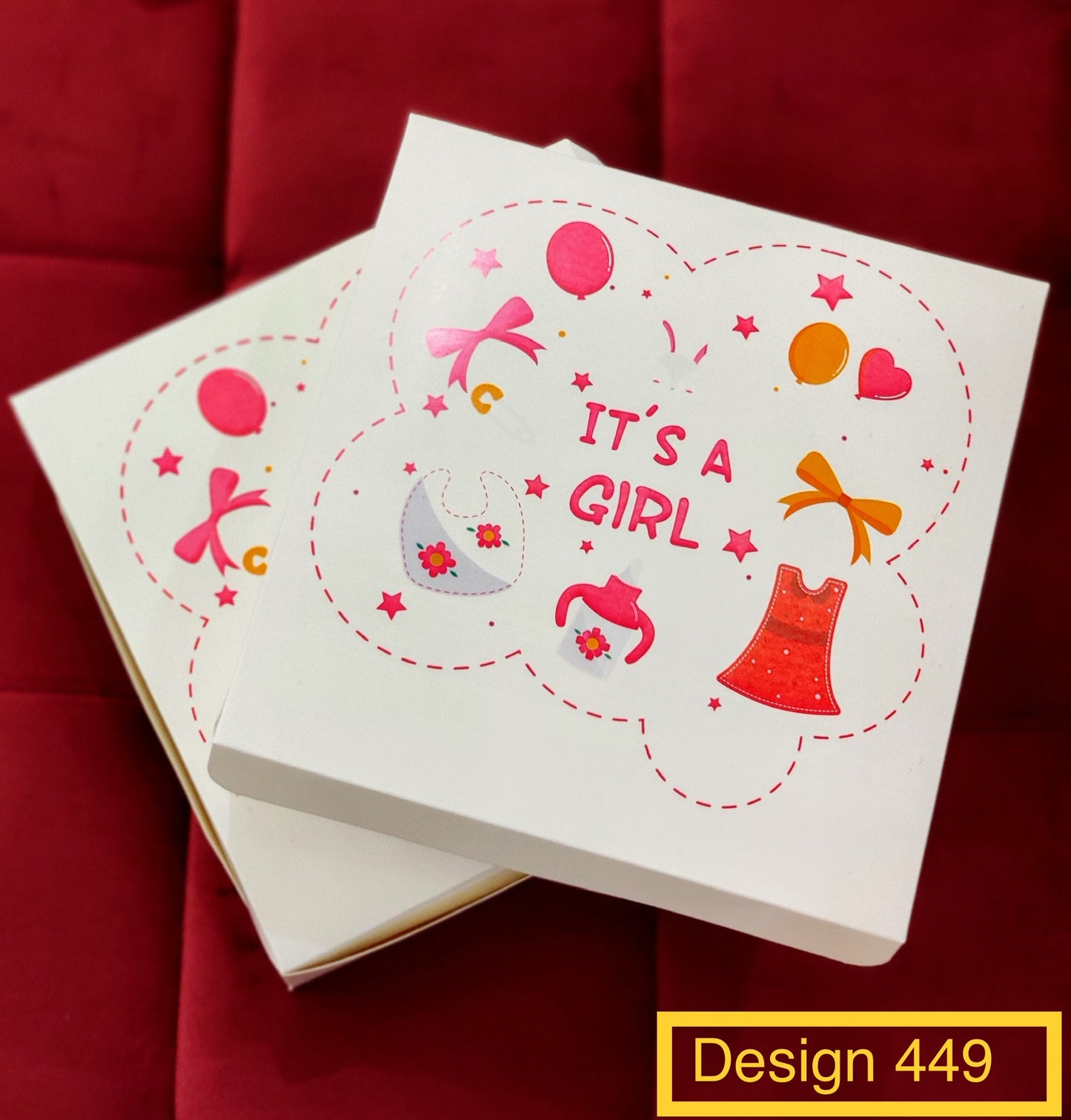 Birth Announcement Boxes -design 449