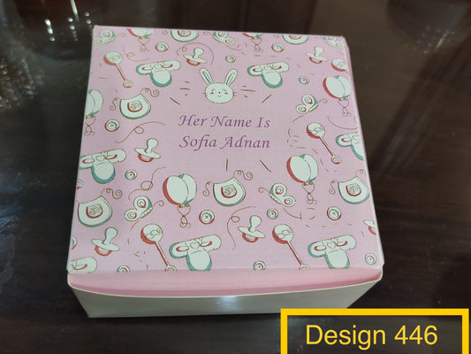 Birth Announcement Boxes -design 446