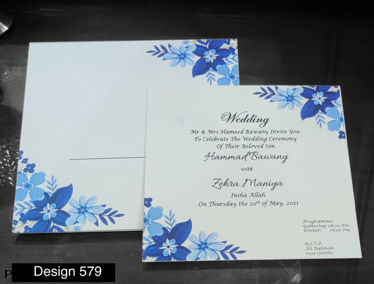 Wedding Card Design 579