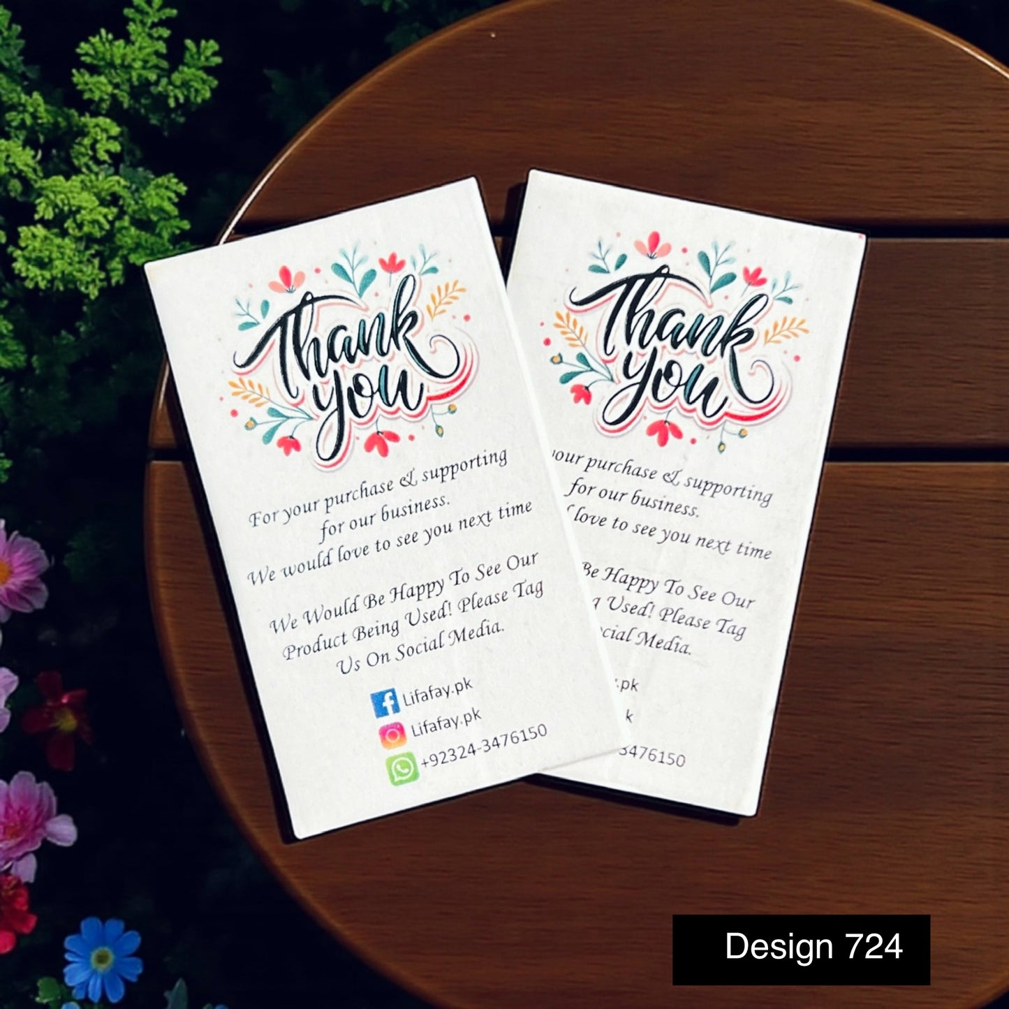Thank you Card Design 724