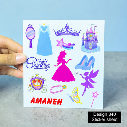 Fairy them Ink Transfer Sticker 3D design 840