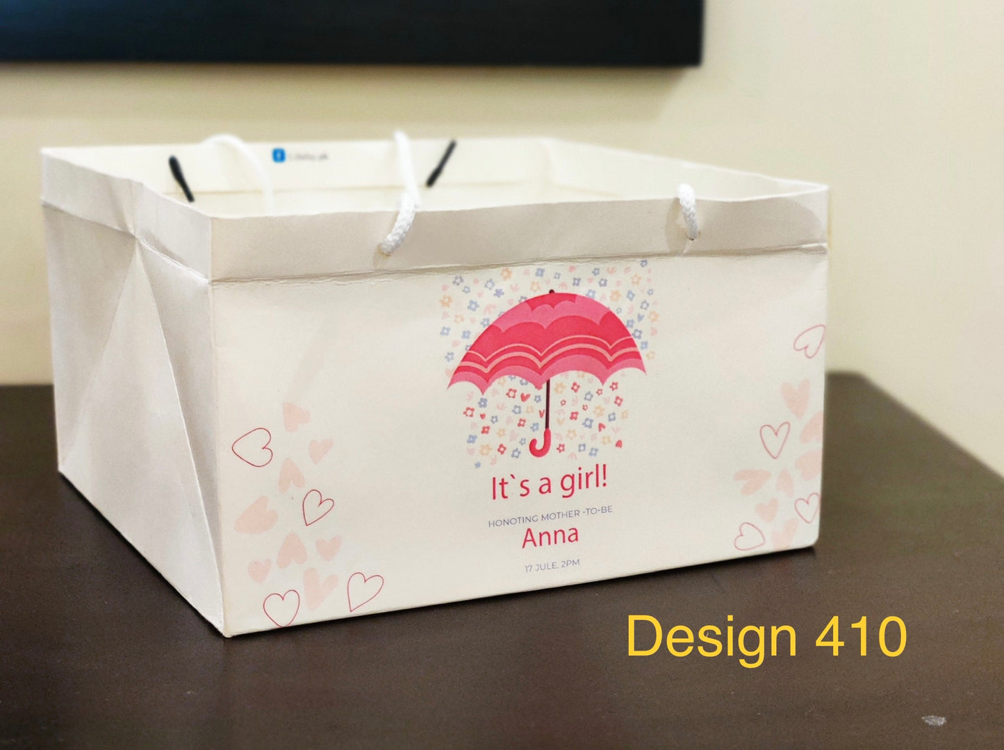 Birth Announcement /mithai bag Design 410