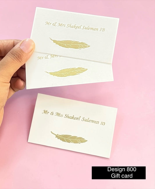 Gift Card Design 800