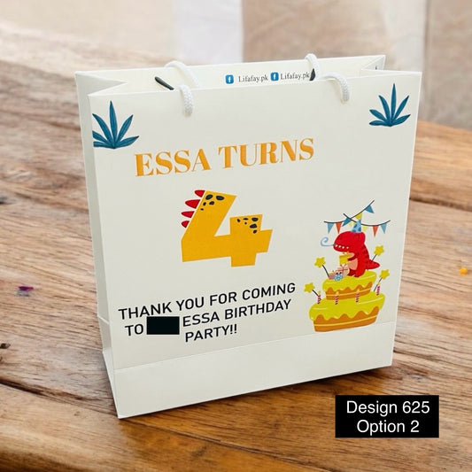 Birthday theme  Gift bag design 625
