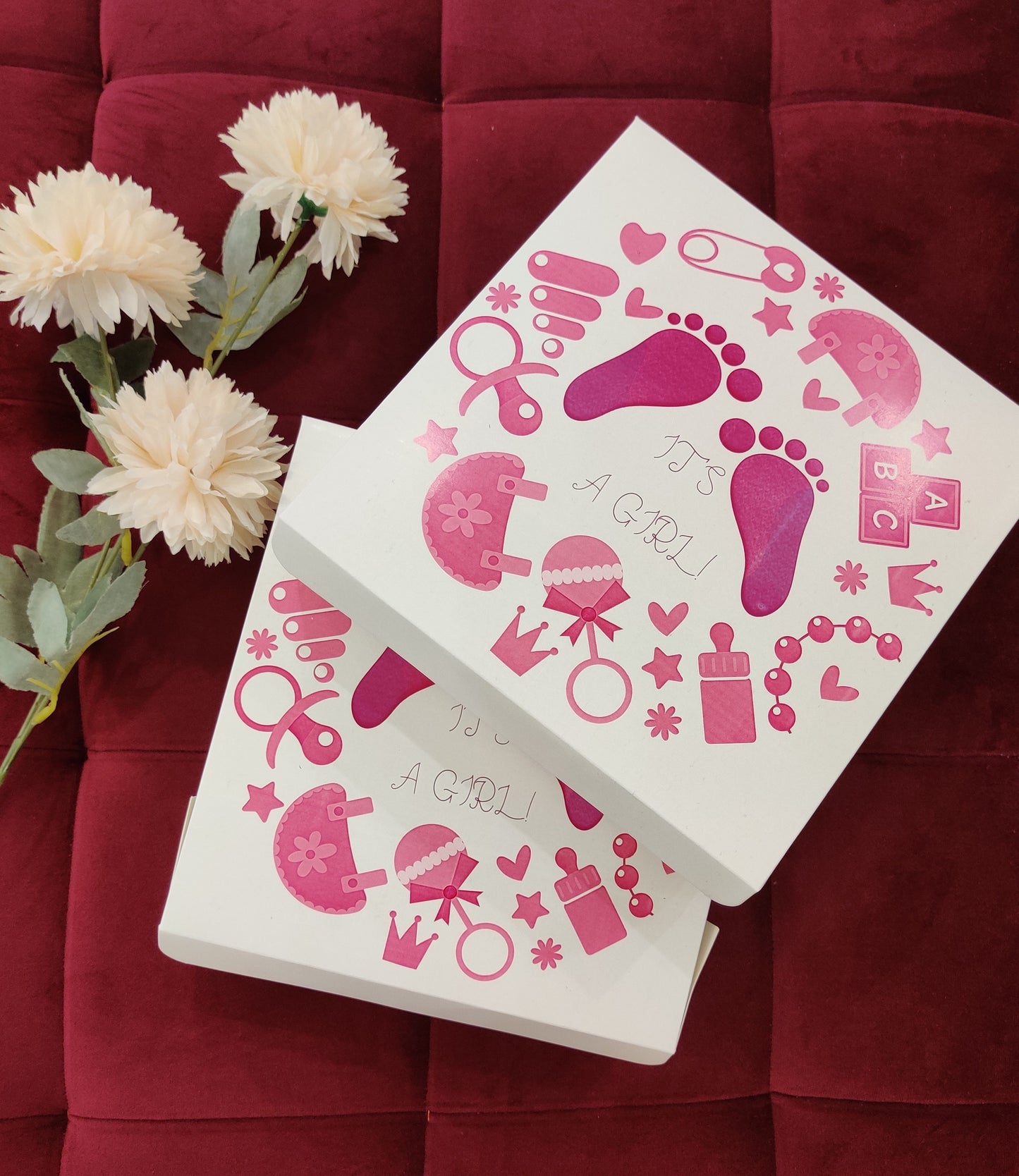 Birth Announcement Boxes -design 416