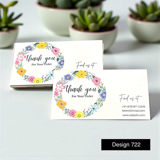 Thank you Card Design 722