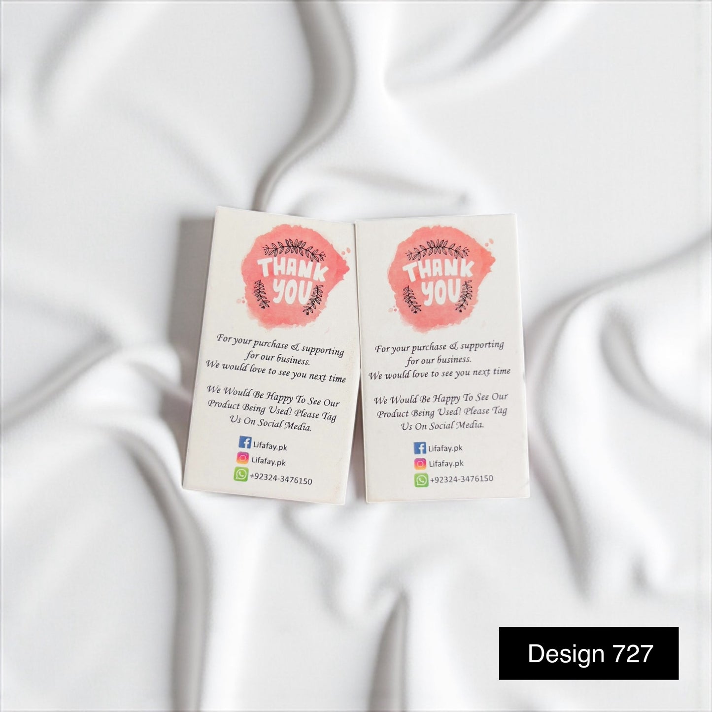Thank you Card Design 727