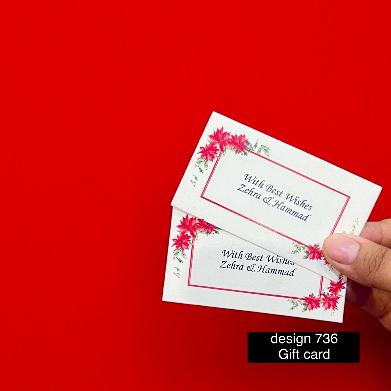 Gift card design 736