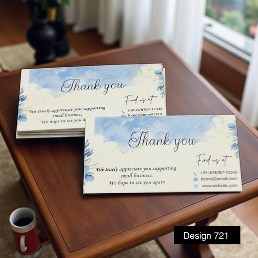 Thank you Card Design 721
