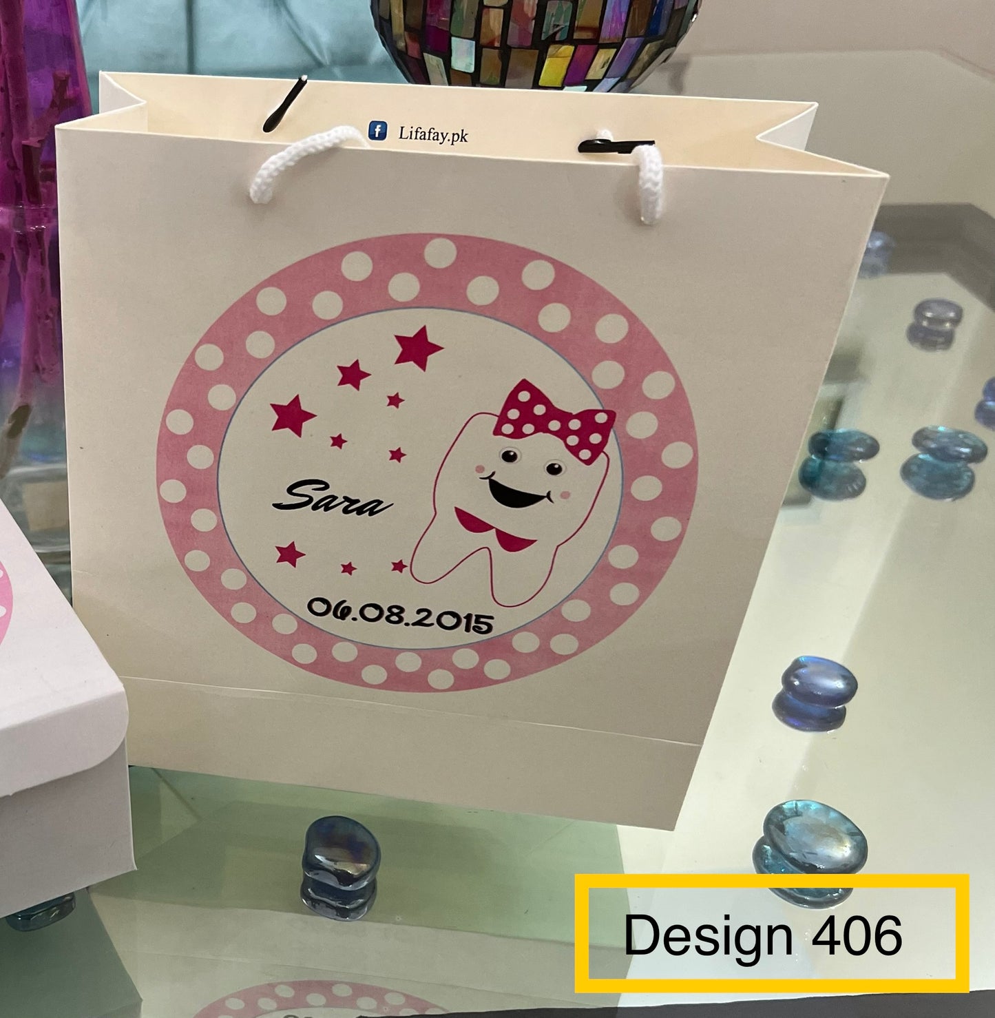 First tooth Gift bag - Design  406