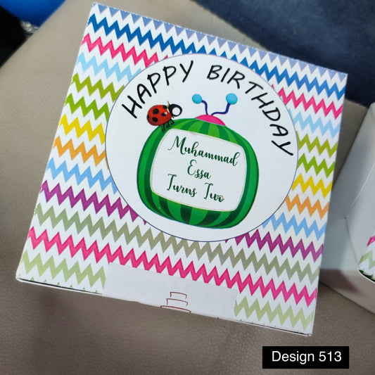 Birthday box Design 513