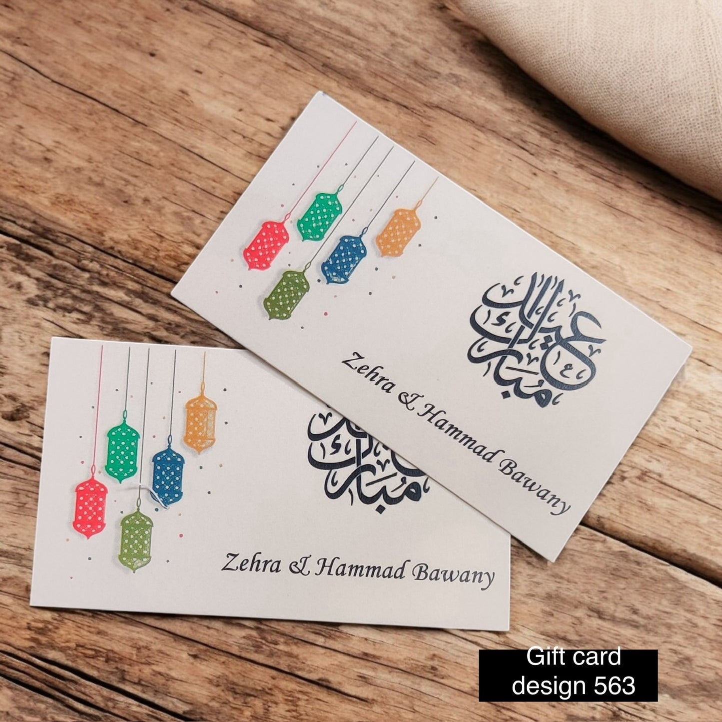 Eid Gift Card Design 563