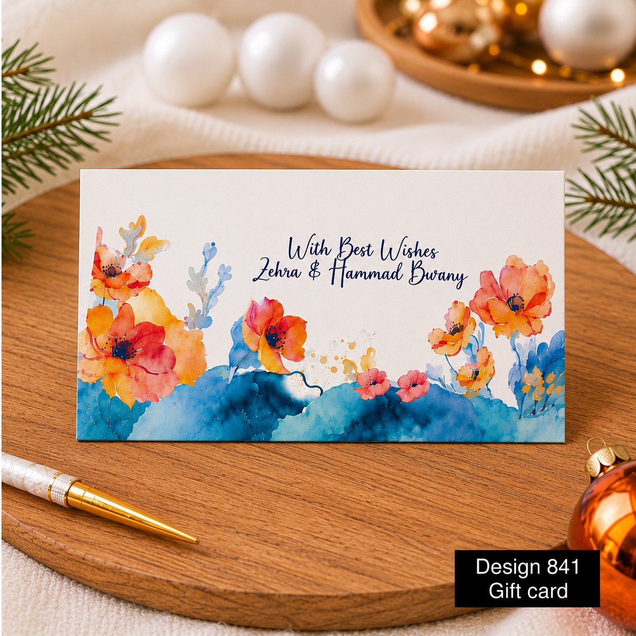 Gift Card Design 841