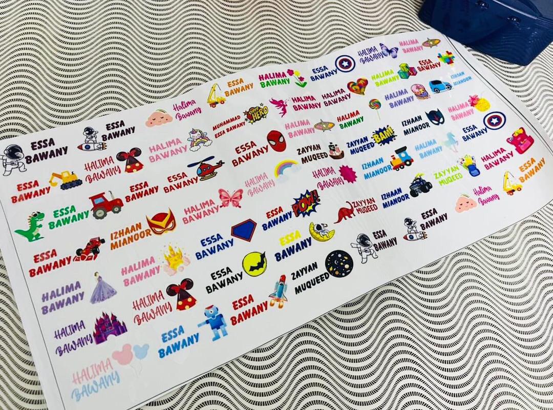 Ink Transfer Sticker 3D – Lifafay.pk