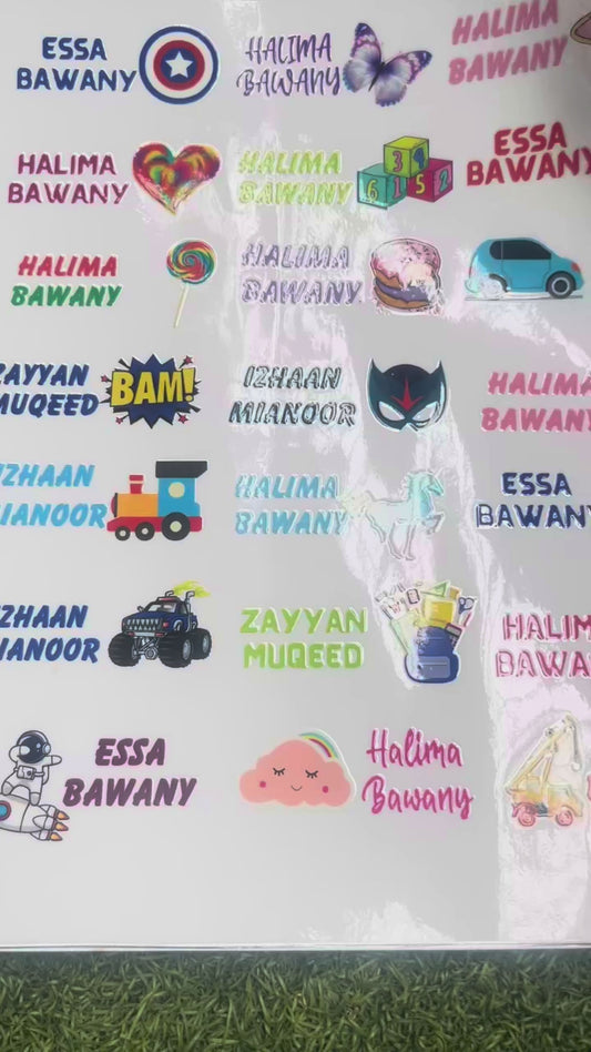 Ink Transfer Sticker 3D